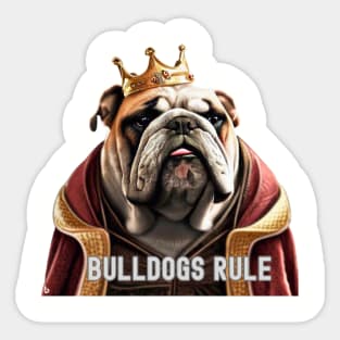 Bulldogs Rule Sticker